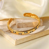Youthway Metal Eye Bracelet Bangle for Women