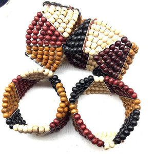 Multi-layer Wooden Bracelets Bangles