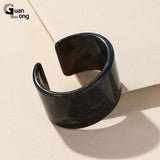 Colorful Bangle for Women Resin Cuff Bracelet Retro Jewelry Gift