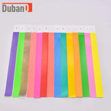 100PCS Disposable Synthetic Paper Bracelet, Colorful Wristband
