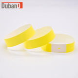 100PCS Disposable Synthetic Paper Bracelet, Colorful Wristband