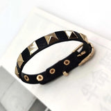 Real Leather Punk Bracelet Jewelry Gift Wristbands