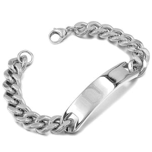 Stainless Steel Men's ID Bracelet, Hot Selling