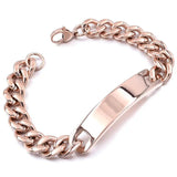 Stainless Steel Men's ID Bracelet, Hot Selling
