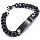 Stainless Steel Men's ID Bracelet, Hot Selling