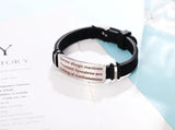 Personalized Med Alert ID Tag Bracelet Allergy ICE SOS Wristband