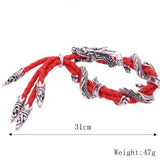 Vintage Dragon Bracelet Adjustable Metal Bangles Halloween Jewelry