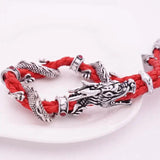 Vintage Dragon Bracelet Adjustable Metal Bangles Halloween Jewelry