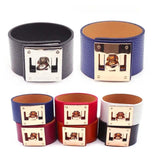 European Punk Leather Bracelet for Women