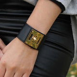 European Punk Leather Bracelet for Women