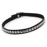 Real Leather Bracelets Jewelry Metal Punk Wristbands