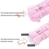 3Pcs/Set Toiletry Makeup Headband Wrist Strap Women's Bracelet Scrunchie Striped