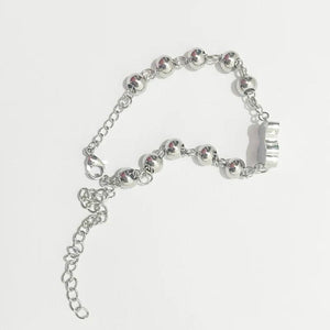 Spain Style T++S Logo Adjustable Stainless Steel Bear Beads Bracelet
