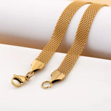 Stainless Steel Mesh Chain Bracelet Gift For Women Men