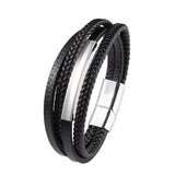 Men's Multi-Layer Woven Leather Bracelet