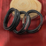 Men's Multi-Layer Woven Leather Bracelet