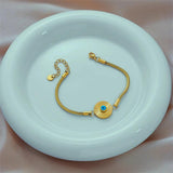 316 SS Vintage Eyes Charm Bracelet Wedding Jewelry