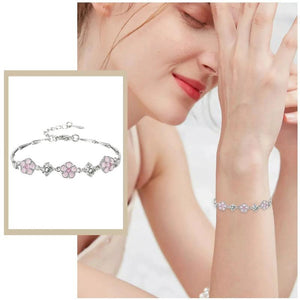 Zircon Flower Bracelet - Elegant Accessory for All Occasions