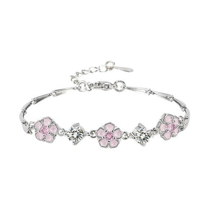Zircon Flower Bracelet - Elegant Accessory for All Occasions