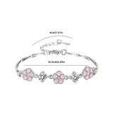 Zircon Flower Bracelet - Elegant Accessory for All Occasions