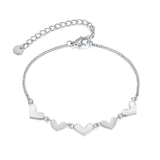 2022 Titanium Steel Love Heart Steel Bracelet Gift