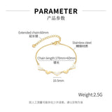 2022 Titanium Steel Love Heart Steel Bracelet Gift