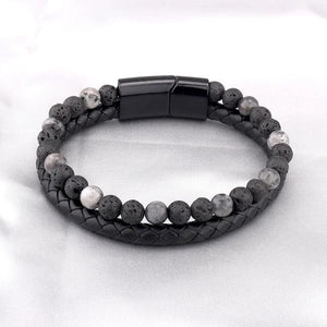 Tiger Eye Stone Braided Bracelet Men's Jewelry Gift