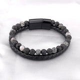 Tiger Eye Stone Braided Bracelet Men's Jewelry Gift