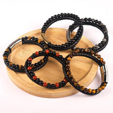 Tiger Eye Stone Braided Bracelet Men's Jewelry Gift