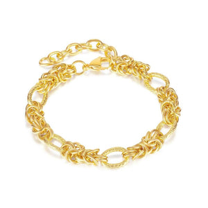 Vintage Geometric Stainless Steel Bracelet