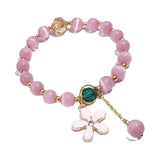Amethysts Opal Wrap Bracelet Bangle