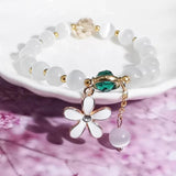 Amethysts Opal Wrap Bracelet Bangle