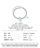 Double Buckle Vintage Chain Bracelet for Women