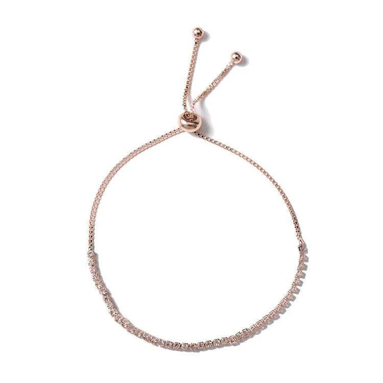 Telescopic Rhinestone Claw Chain Bracelet for Men