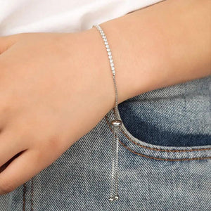 Telescopic Rhinestone Claw Chain Bracelet for Men