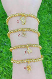 Luck star Adjustable Bracelet CZ Hamsa Hand Bracelet