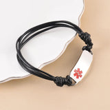 Medical Alert Stretch Wristband ID Bracelet Engraving