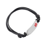 Medical Alert Stretch Wristband ID Bracelet Engraving