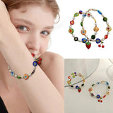 Sweet Small Fresh Flower Fruit Bracelet for Women