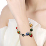 Sweet Small Fresh Flower Fruit Bracelet for Women