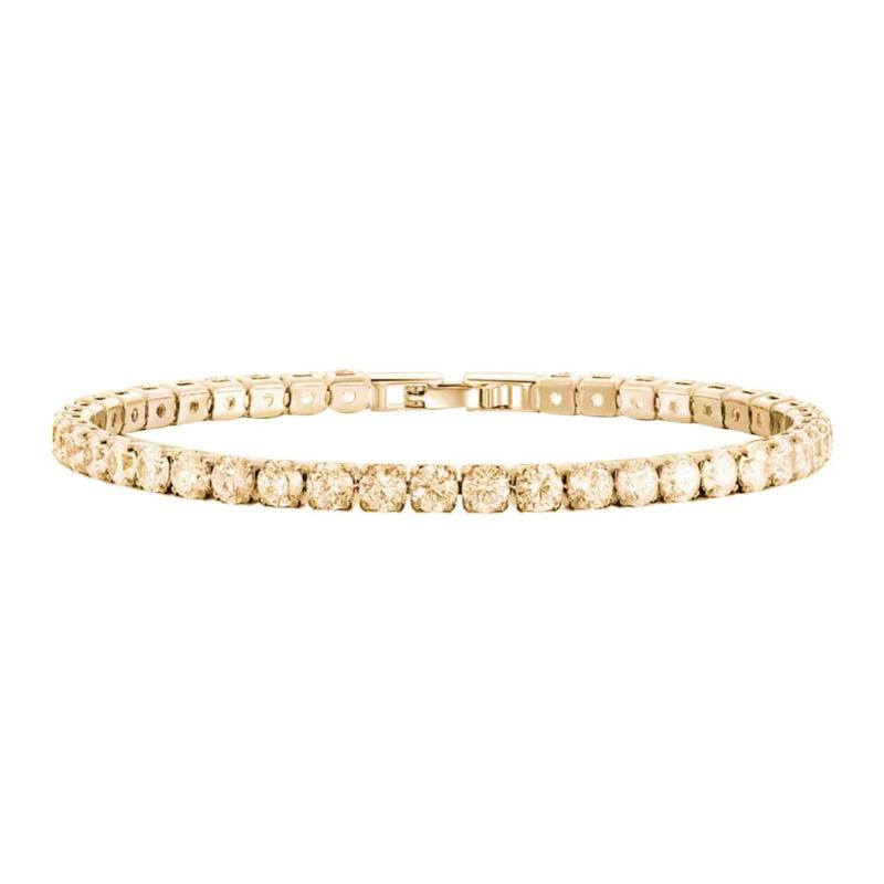 Rose Silver Tennis Bracelet Bangle for Women Gift Jewelry