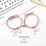 Rabbit Magnet Attract Bracelet Adjustable Friendship Couples Jewelry