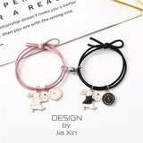Rabbit Magnet Attract Bracelet Adjustable Friendship Couples Jewelry