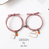 Rabbit Magnet Attract Bracelet Adjustable Friendship Couples Jewelry
