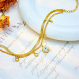 316 SS Zircon Pendant Bracelet Women's Jewelry Party Gift Bijoux Accessories
