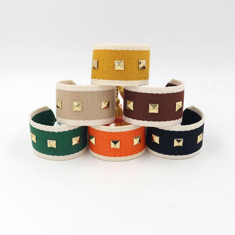 Boho Colorful Woven Rope String Bracelet Yoga Webbing Friendship Bracelets