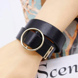 Punk Wide Bracelet All-Match Hand Jewelry for Women