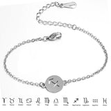Constellation Stainless Steel Bracelets for Women Geometric Pendant Jewelry