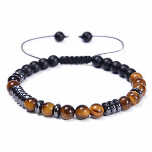 Tiger's Eye Magnet Stone Bracelet for Son