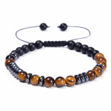 Tiger's Eye Magnet Stone Bracelet for Son